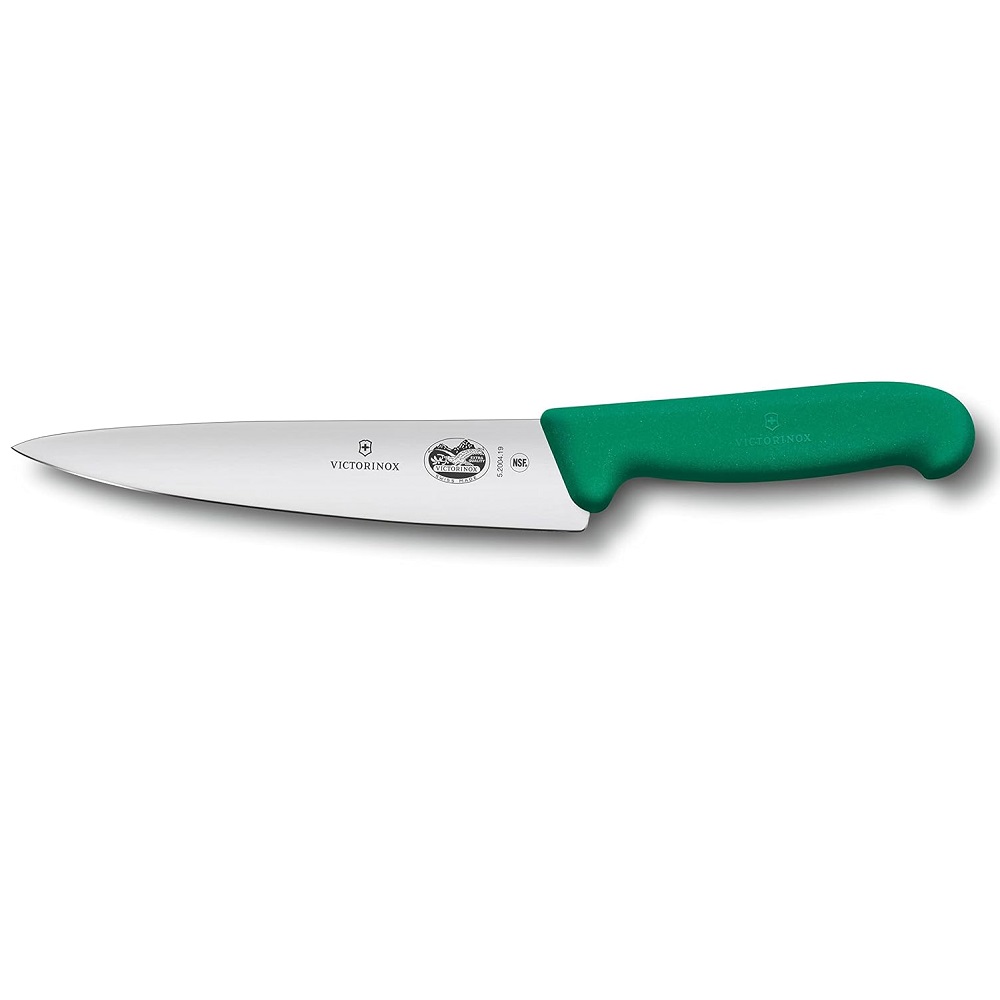 Μαχαίρι Chef 19cm Ανοξείδωτο Πράσινη Λαβή Fibrox Victorinox 5.2004.19 - 0