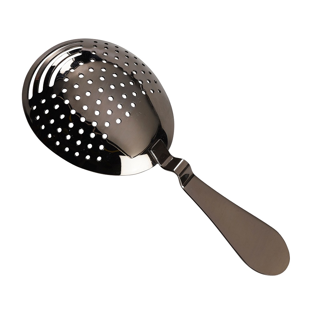 Σουρωτήρι-Julep Strainer 18cm Ανοξείδωτο Gun Metal JUL2GM Genware 34.60060 - 1