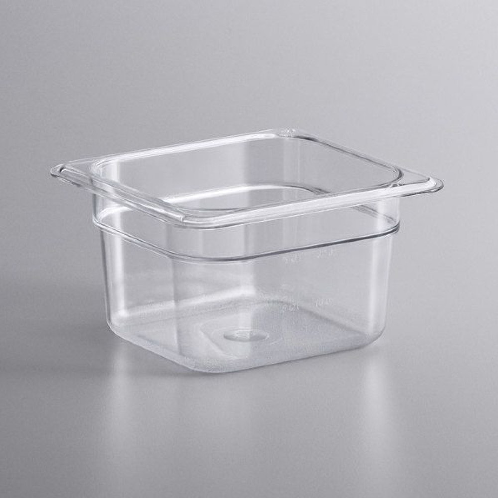 Δοχείο Gastronorm Διάφανο Polycarbonate GN 1/6 (17,3x16,2xH10cm) GTSA PC-7164