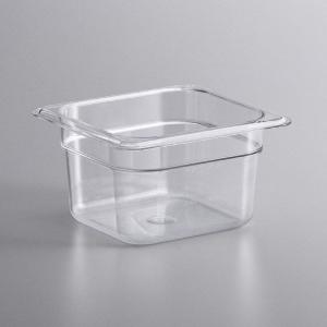 Δοχείο Gastronorm Διάφανο Polycarbonate GN 1/6 (17,3x16,2xH10cm) GTSA PC-7164 - 64173