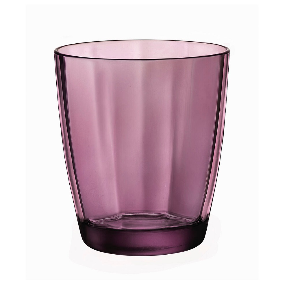 Ποτήριο Γυάλινο Water 300ml Ø8,4xH9,3cm Rock Purple Pulsar Bormioli Rocco 00.10152 - 0