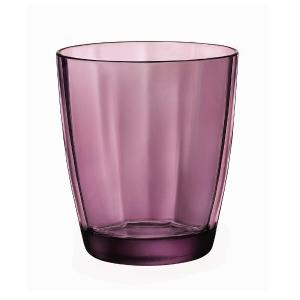 Ποτήριο Γυάλινο Water 300ml Ø8,4xH9,3cm Rock Purple Pulsar Bormioli Rocco 00.10152 - 46354