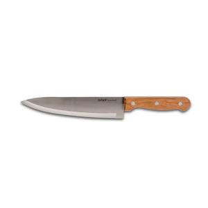 Μαχαίρι Chef Ανοξείδωτο 33cm Με Ξύλινη Λαβή Terrestrial Nava 10-058-041 - 56764