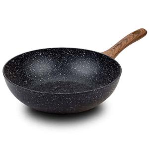 Γουόκ-Wok Αλουμινίου Αντικολλητικό 4Lt Φ28cm Nature Nava 10-144-110 - 56821