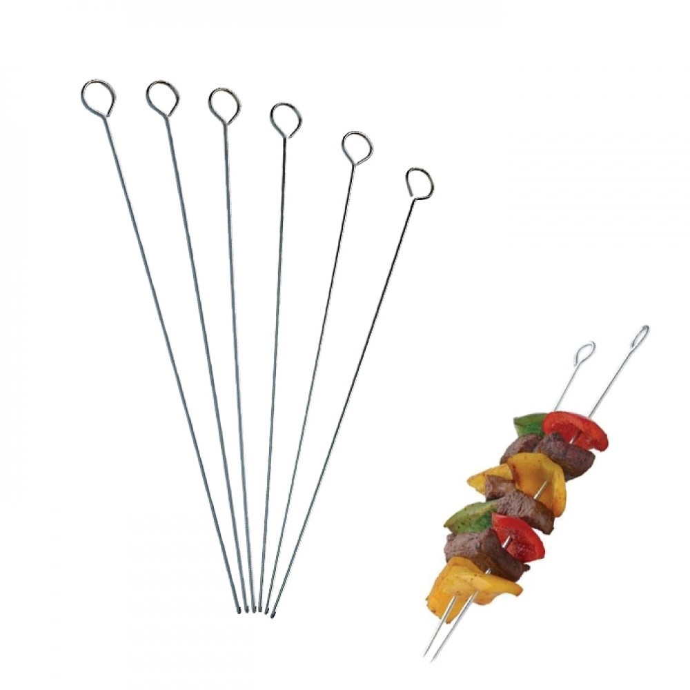 Σετ 6 Σούβλες 20x0,4xH1,7cm Ανοξείδωτες  KCSKEWER20 KitchenCraft 35.00086 - 2