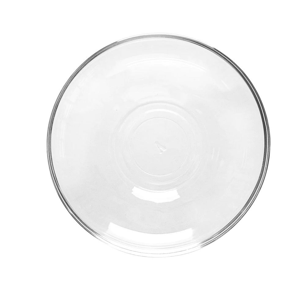 Πιατάκι Τσαγιού Γυάλινο Διάφανο Ø10,2xH2,3cm Tea Plate Uniglass 49001 - 0