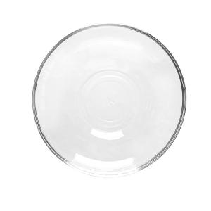 Πιατάκι Τσαγιού Γυάλινο Διάφανο Ø10,2xH2,3cm Tea Plate Uniglass 49001 - 53249