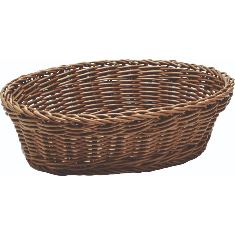 Ψωμιέρα Rattan Οβάλ Μελί 25x20xH8cm GTSA 76-2024