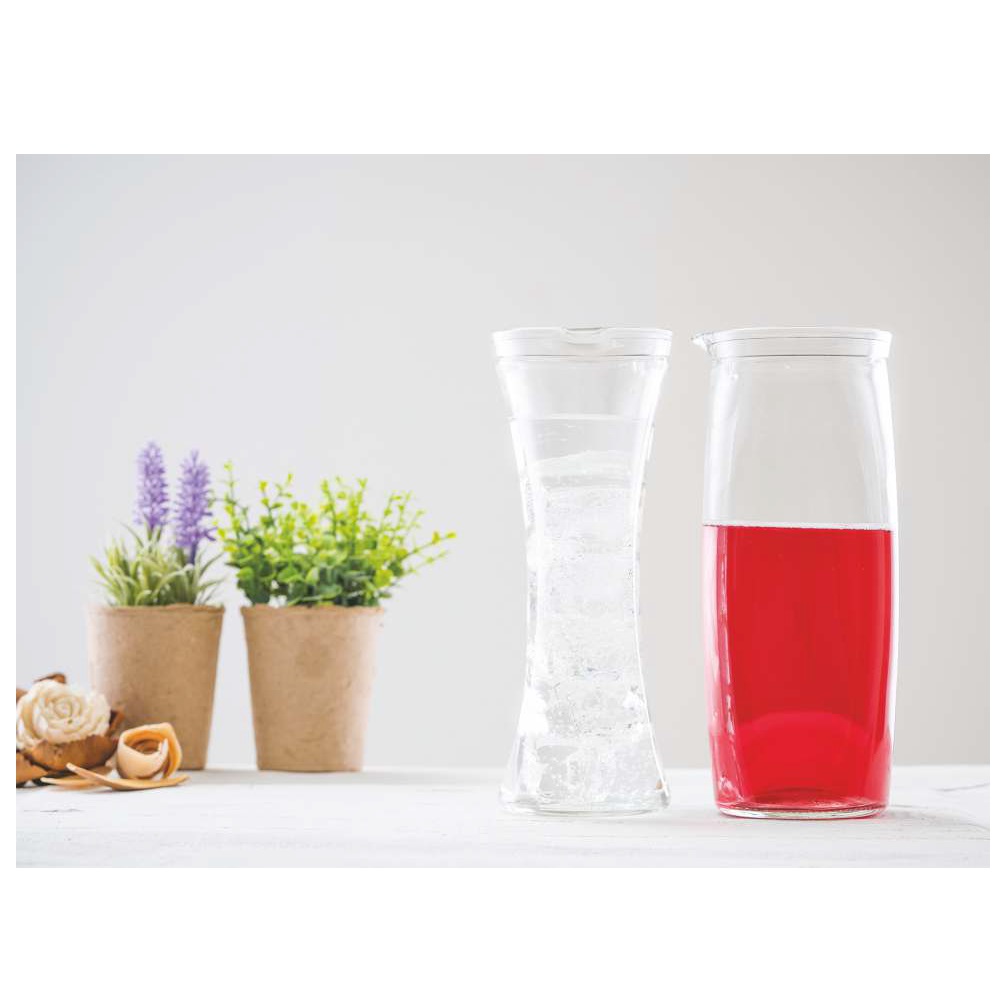 Καράφα Γυάλινη Διάφανη 500ml Ø8,5xH20,7cm Eva Uniglass 65450 - 2