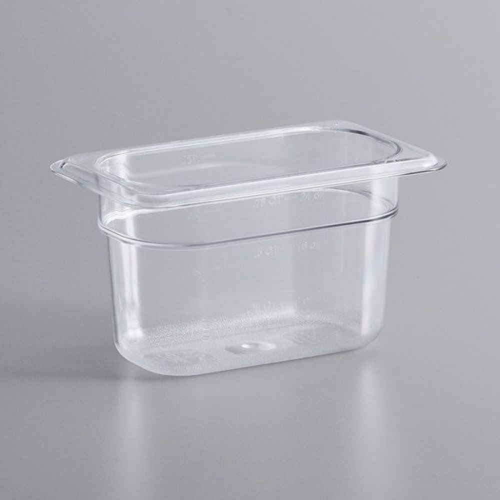 Δοχείο Gastronorm Διάφανο Polycarbonate GN 1/9 (17,3x10,8xH10cm) GTSA PC-7194