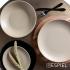 Πιάτο Ρηχό Φρούτου Πορσελάνης Μπεζ Φ19xH2cm Terra Matt Cream Espiel TLP103K6 - 1