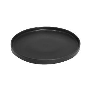 Πιάτο Πορσελάνης Ρηχό Step Φ26xH1,5cm Terra Matt Black Espiel TLM131 - 73145