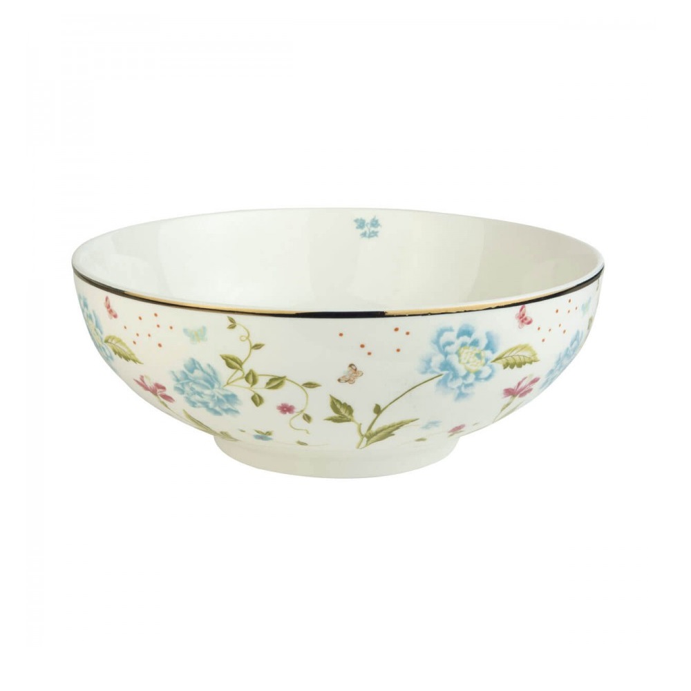 Σαλατιέρα Πορσελάνης 2,7Lt Φ23cm Elveden White 23′ Heritage Laura Ashley LA181230 - 2