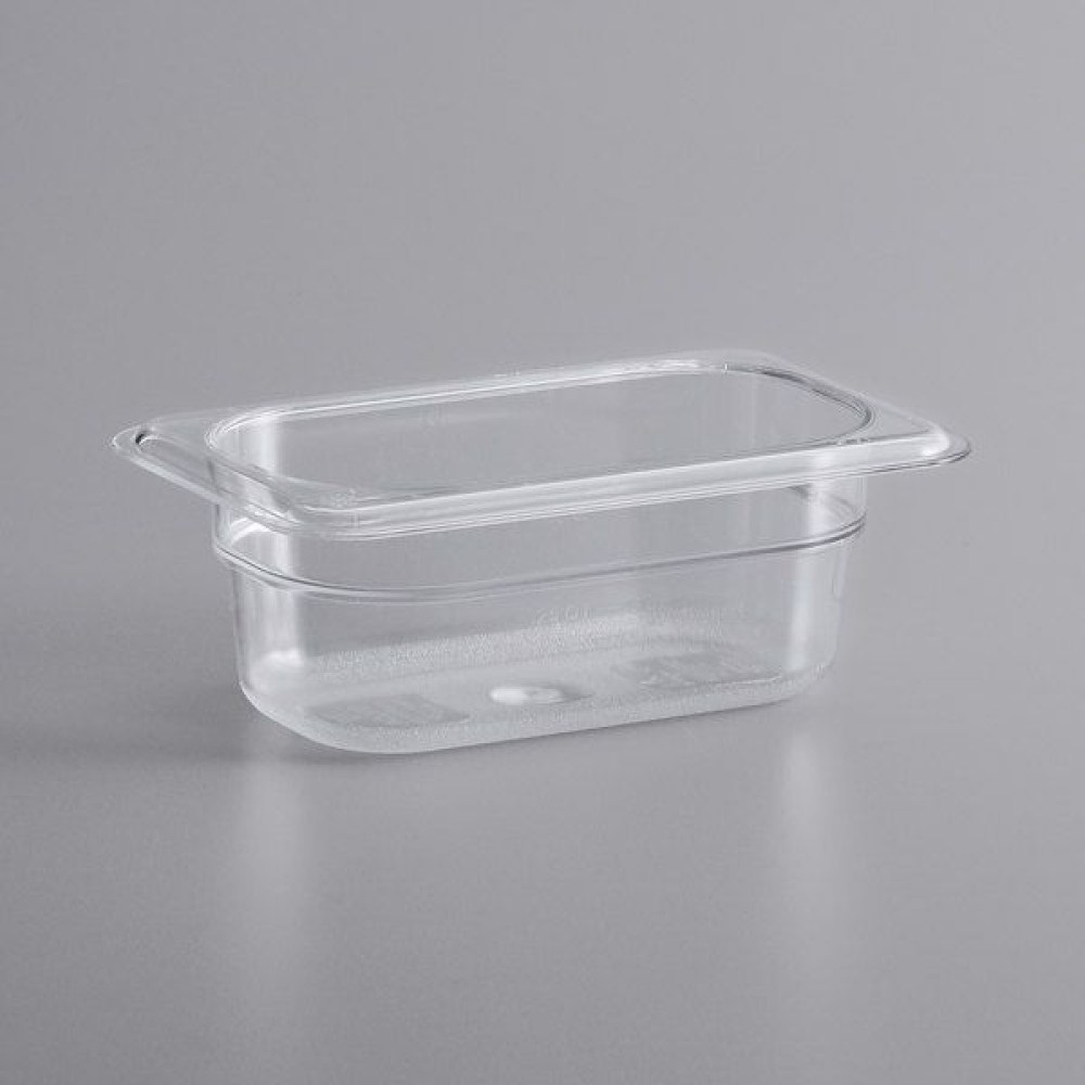 Δοχείο Gastronorm Διάφανο Polycarbonate GN 1/9 (17,3x10,8xH6,5cm) GTSA PC-7192