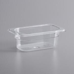 Δοχείο Gastronorm Διάφανο Polycarbonate GN 1/9 (17,3x10,8xH6,5cm) GTSA PC-7192 - 64196