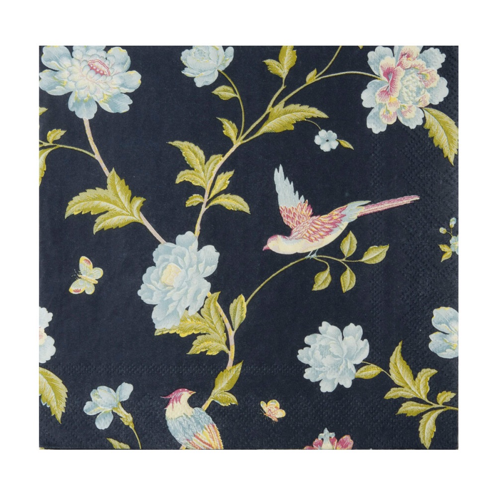 Χαρτοπετσέτες 33x33cm 20τμχ Elveden Midnight Heritage Laura Ashley LA180989 - 0