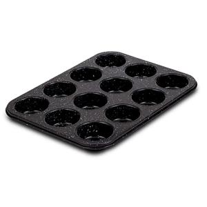 Ταψί 12 Muffins με Επίστρωση Stone Αντικολλητικό 960ml 35x26,5xH3cm Nature Nava 10-239-023 - 72332