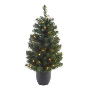 Χριστουγεννιάτικο Δέντρο Imperial Pine LED με Ποτ - 90x50cm για Εσωτερικό & Εξωτερικό Χώρο Everlands 680372 - 76016