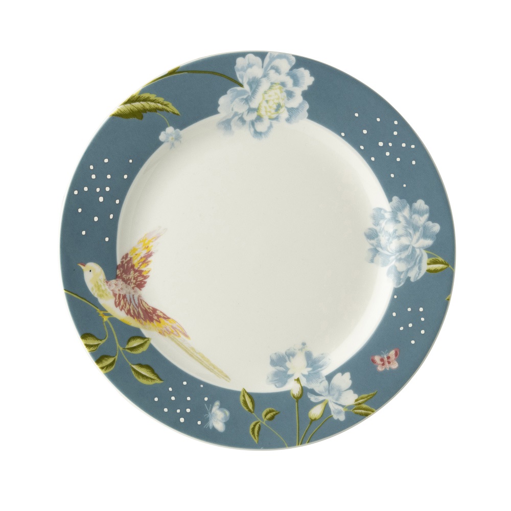 Πιάτο Ρηχό Πορσελάνης Στρογγυλό Φ18cm Seaspray Uni Heritage Laura Ashley LA180436 - 0