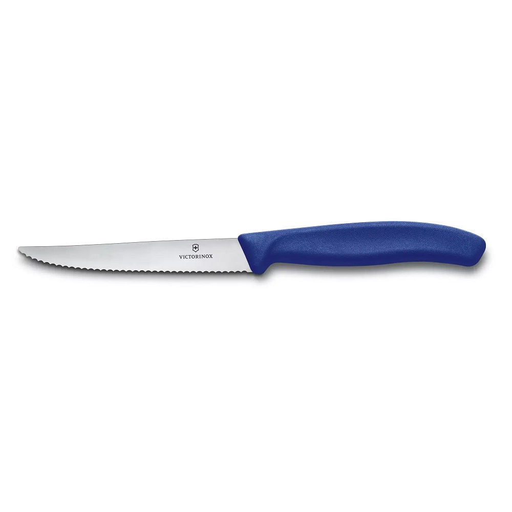 Μαχαίρι Steak Οδοντωτό 11cm Ανοξείδωτο Μπλε Λαβή PP Swiss Classic Victorinox 6.7232 - 0