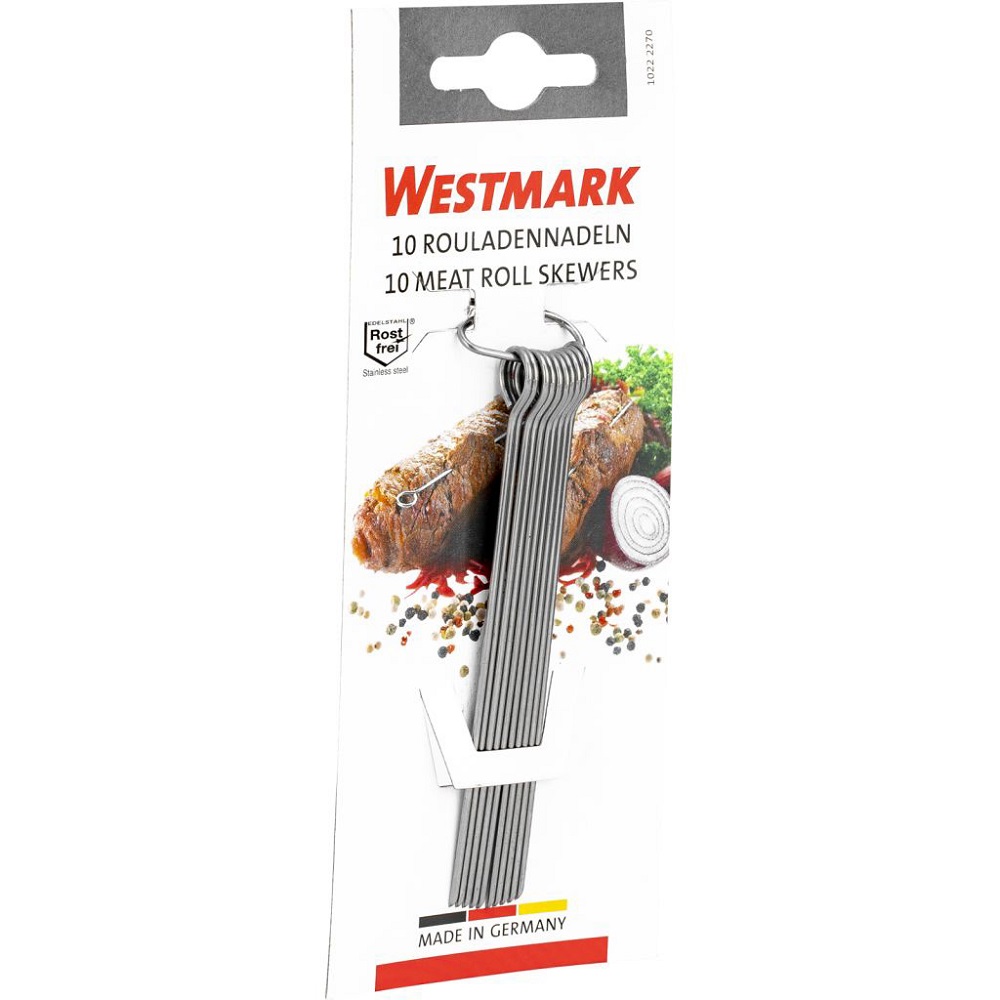 Σουβλάκια 10x1xH0,1cm Ανοξείδωτα Σετ 10 τμχ Westmark 041.1022 - 4