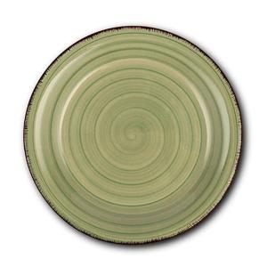 Πιάτο Ρηχό Φρούτου Stoneware Φ19,5cm Lines Oil Green Nava 10-099-202 - 57768