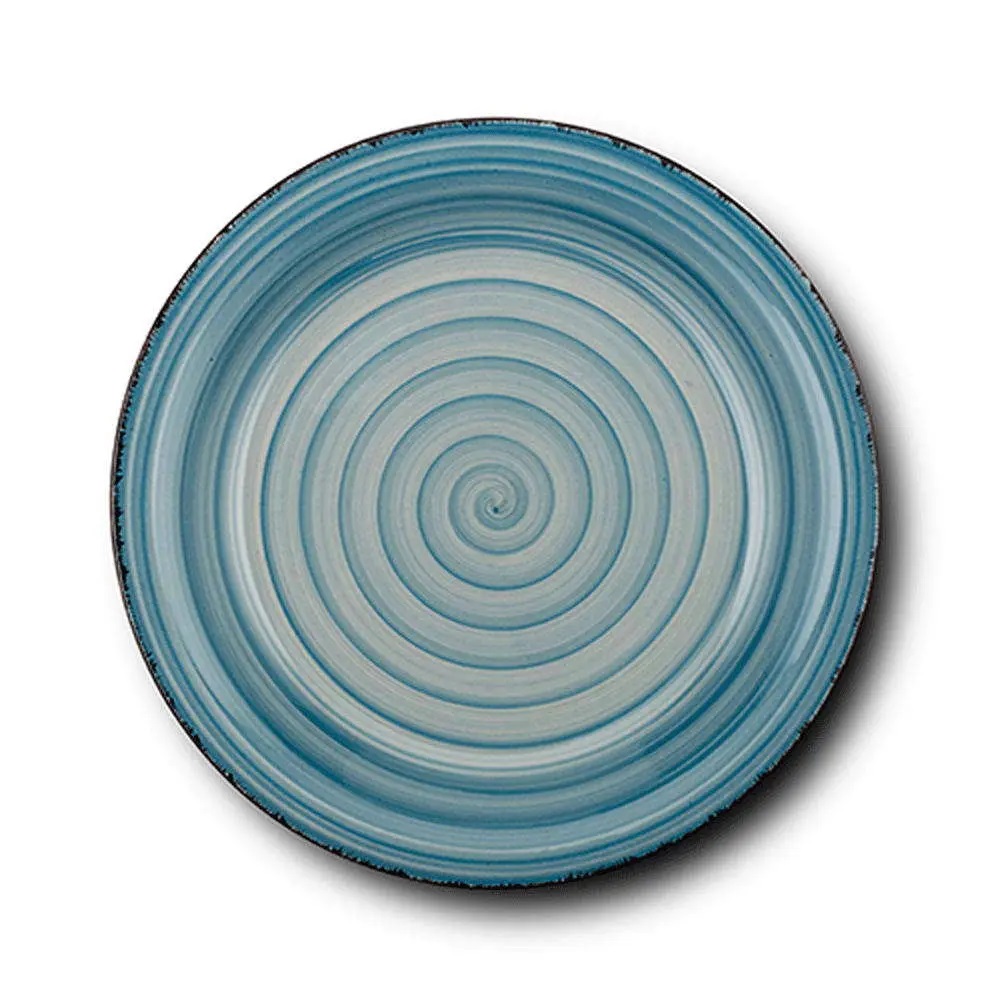 Πιάτο Ρηχό Φρούτου Stoneware Φ19,5cm Lines Faded Blue Nava 10-099-222 - 0