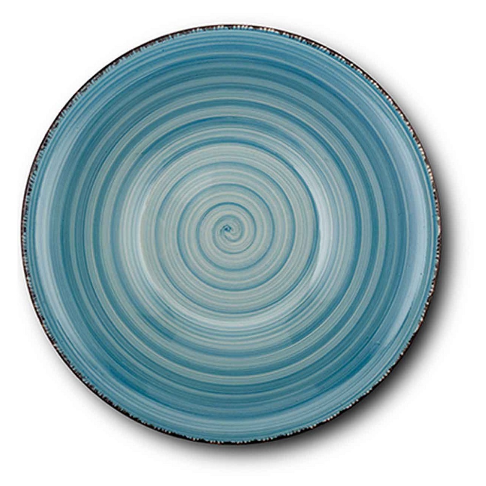 Πιάτο Βαθύ Σούπας Stoneware Φ22cm 900ml Lines Faded Blue Nava 10-099-223 - 1