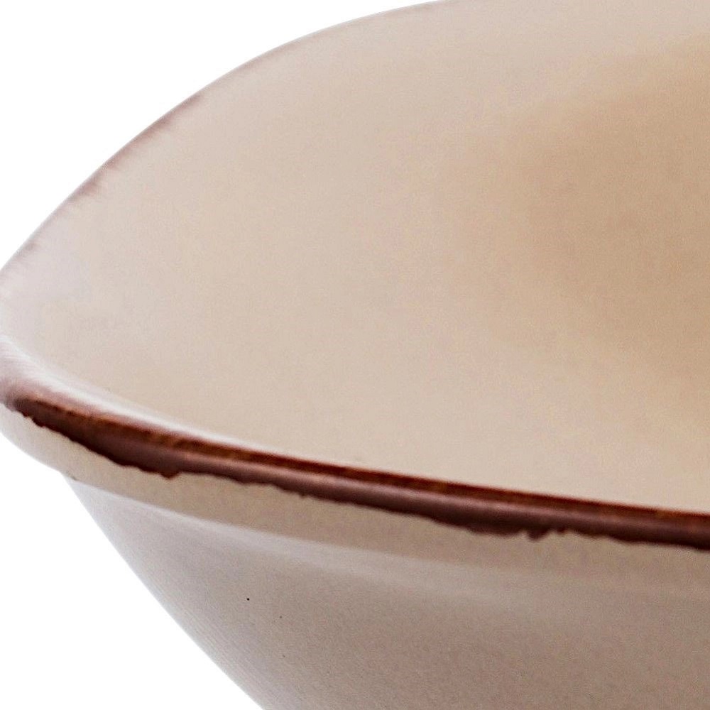 Πιάτο Βαθύ Τετράγωνο Stoneware 1Lt 22,5x22,5xH5,5cm Brown Sugar Nava 10-099-243 - 3