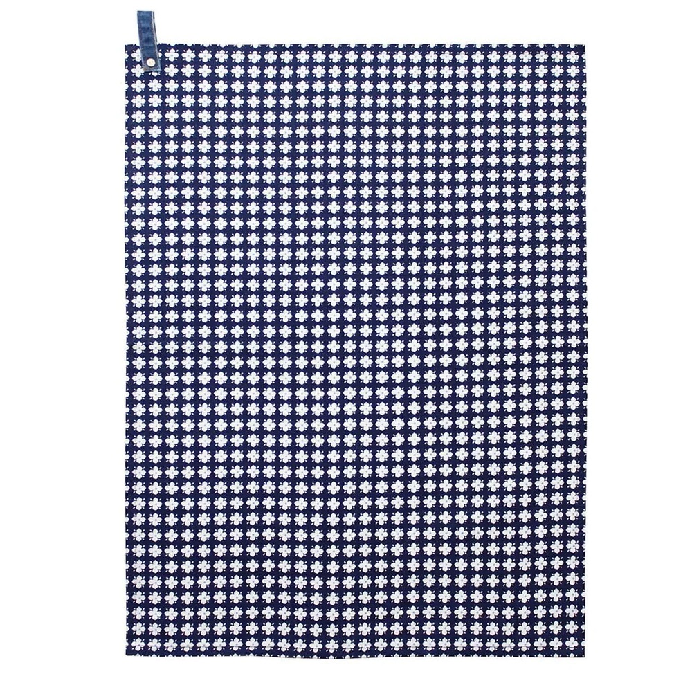 Πετσέτα Κουζίνας Βαμβακερή 50x70cm Λευκό – Μπλε Humble Daisy Blueprint Laura Ashley LA178445 - 1