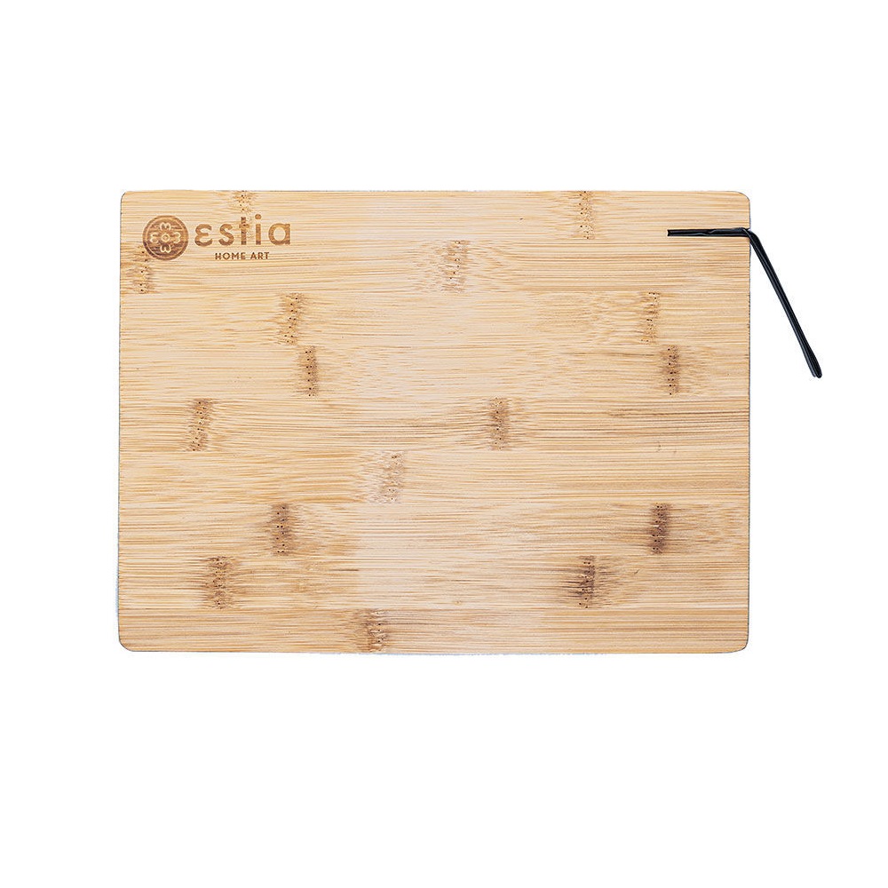 Επιφάνεια Κοπής Bamboo 27x20cm Με Λουράκι Essentials εstia Home Art 01-9168 - 0