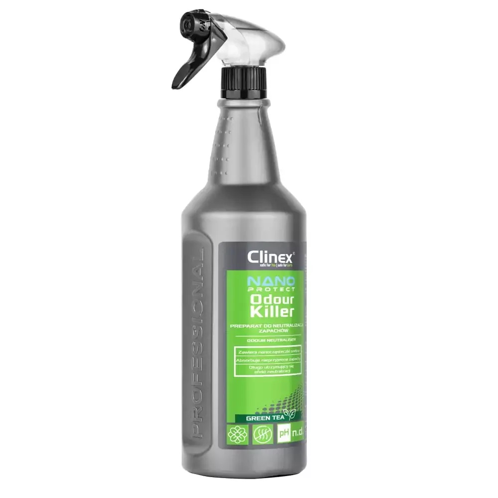 Αρωματικό Spray 1Lt Green Tea Nano Protect Silver Odour Killer Green Tea Clinex 77-351