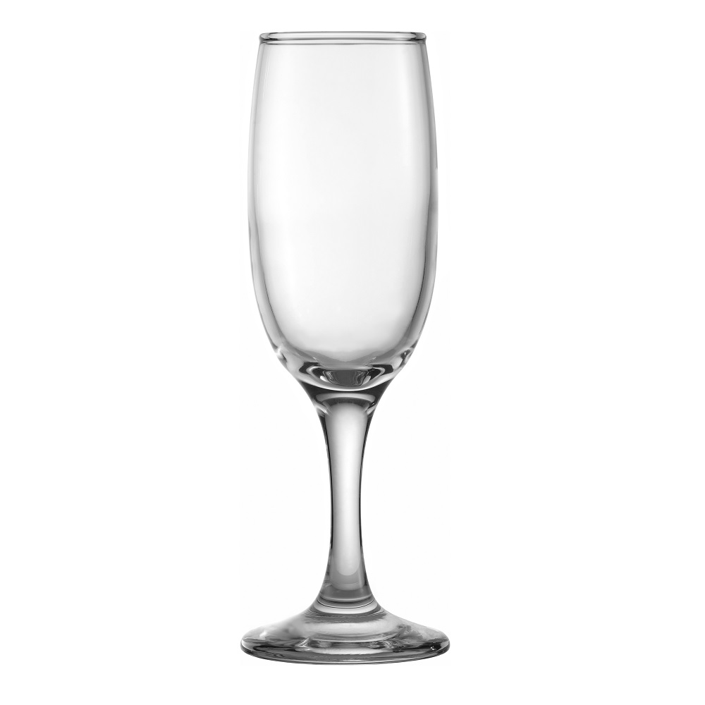 Ποτήρι Champagne Γυάλινο Διάφανο 185ml Ø6,4xH18,8cm Kouros Uniglass 96504 - 0