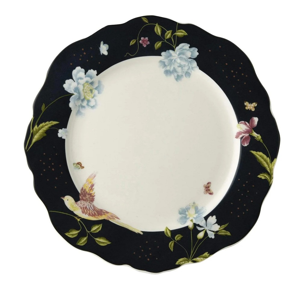 Πιάτο Ρηχό Πορσελάνης Φ24,5cm Irregular Midnight Uni Heritage Laura Ashley LA180452 - 0