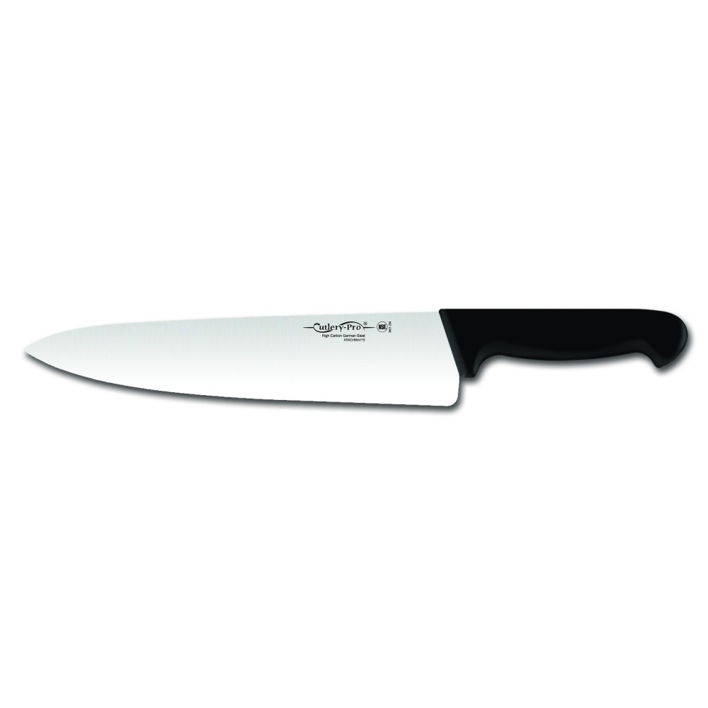 Μαχαίρι Chef 23cm Με Φαρδιά Λάμα & Μαύρη Λαβή PP Cutlery Pro 39-221123