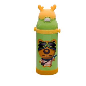 Μπουκάλι Θερμός Παιδικός Ανοξείδωτος 350ml Bear Green εstia Home Art 01-10973 - 54392