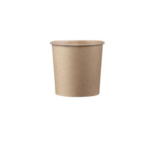 Μπολ Παγωτού Χάρτινο Kraft 12oz Ø9xH8,5cm (Πακέτο 50τμχ) FSC® Intertan QR12KR - 69758