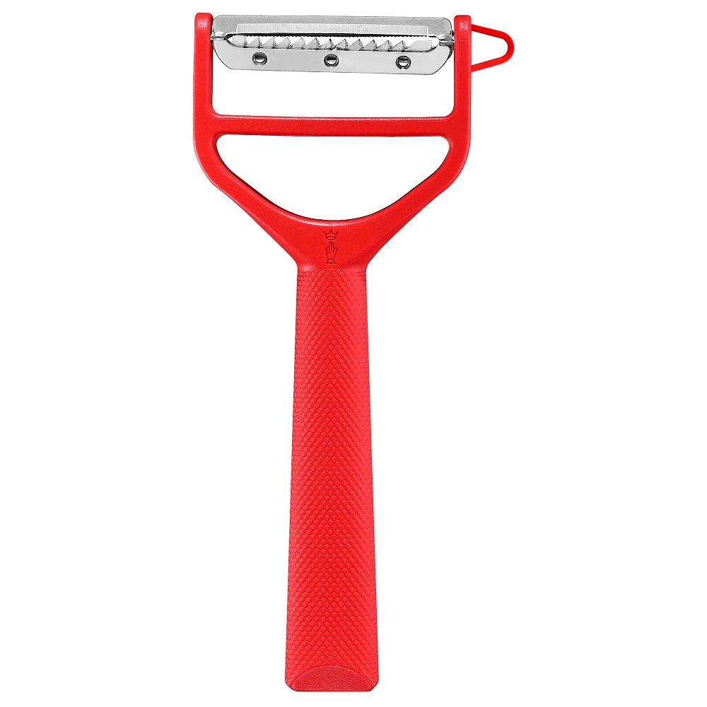 Αποφλοιωτής-Peeler T-Duo Ατσάλι 5,08cm Κόκκινο Πλαστική Λαβή Opinel 002429 - 0