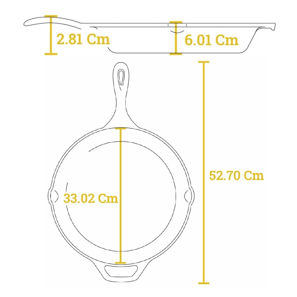 Τηγάνι Μαντεμένιο Φ33cm Lodge L12SK3 - 3