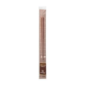 Ξυλάκια - Chopsticks Bamboo 23cm Συσκευασμένα 1/1 (πακέτο 100 ζεύγη) Premium Carbonized Tessera QA143BW - 69488