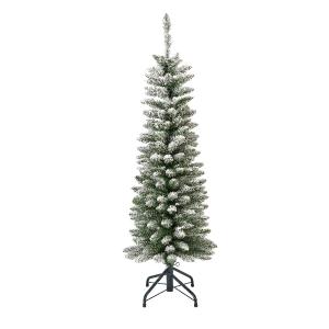 Χριστουγεννιάτικο Δέντρο Snowy Pencil Pine 180cm με 430 Κλαδιά και Εφέ Χιονιού - Everlands 684021 - 75019