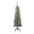 Χριστουγεννιάτικο Δέντρο Snowy Pencil Pine 180cm με 430 Κλαδιά και Εφέ Χιονιού - Everlands 684021 - 0