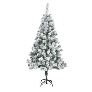 Χριστουγεννιάτικο Δέντρο Snowy Rovinj Pine 150cm με Χιονισμένο Φινίρισμα και Μεταλλική Βάση Everlands 684260 - 76055