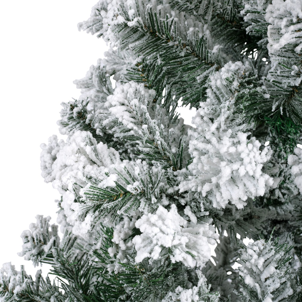 Χριστουγεννιάτικο Δέντρο Snowy Rovinj Pine 150cm με Χιονισμένο Φινίρισμα και Μεταλλική Βάση Everlands 684260 - 1