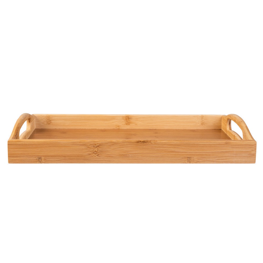 Δίσκος Σερβιρίσματος Με Λαβές 44x29,5xH5,5cm Bamboo Essentials εstia Home Art 01-12953 - 1