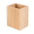 Ποτηράκι Τετράγωνο Μπάνιου 8,3x6,5xH10,3cm Bamboo Essentials εstia Home Art 02-13097 - 1