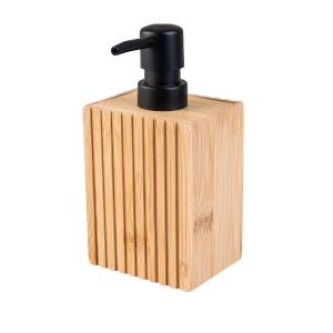 Αντλία Σαπουνιού Τετράγωνη 8,2x7,5xH17,5cm Bamboo Essentials εstia Home Art 02-13080 - 54887