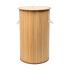 Καλάθι Απλύτων Στρογγυλό Πτυσσόμενο 57Lt Bamboo Essentials εstia Home Art 02-12823 - 0