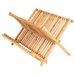 Πιατοθήκη ΑναΔιπλούμενη 2 Επιπέδων 42x27,5xH38cm Bamboo Essentials εstia Home Art 01-12977 - 55127