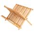 Πιατοθήκη ΑναΔιπλούμενη 2 Επιπέδων 42x27,5xH38cm Bamboo Essentials εstia Home Art 01-12977 - 0